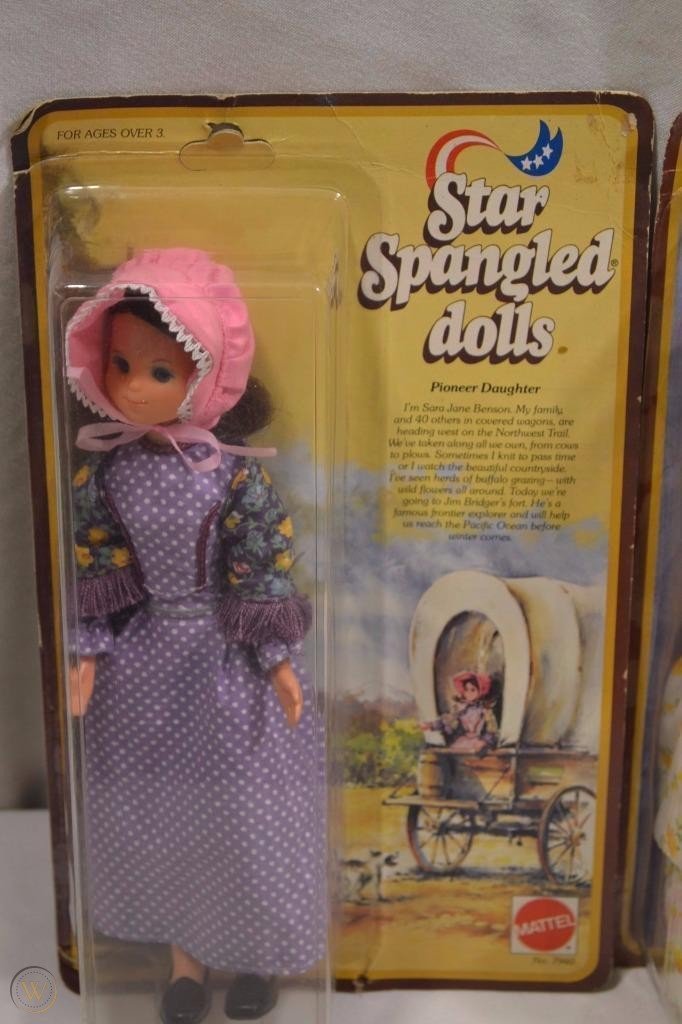 DiscontinuedDol's tweet photo. Star-Spangled Doll - Pioneer Daughter https://t.co/qPakjMkJ4Q