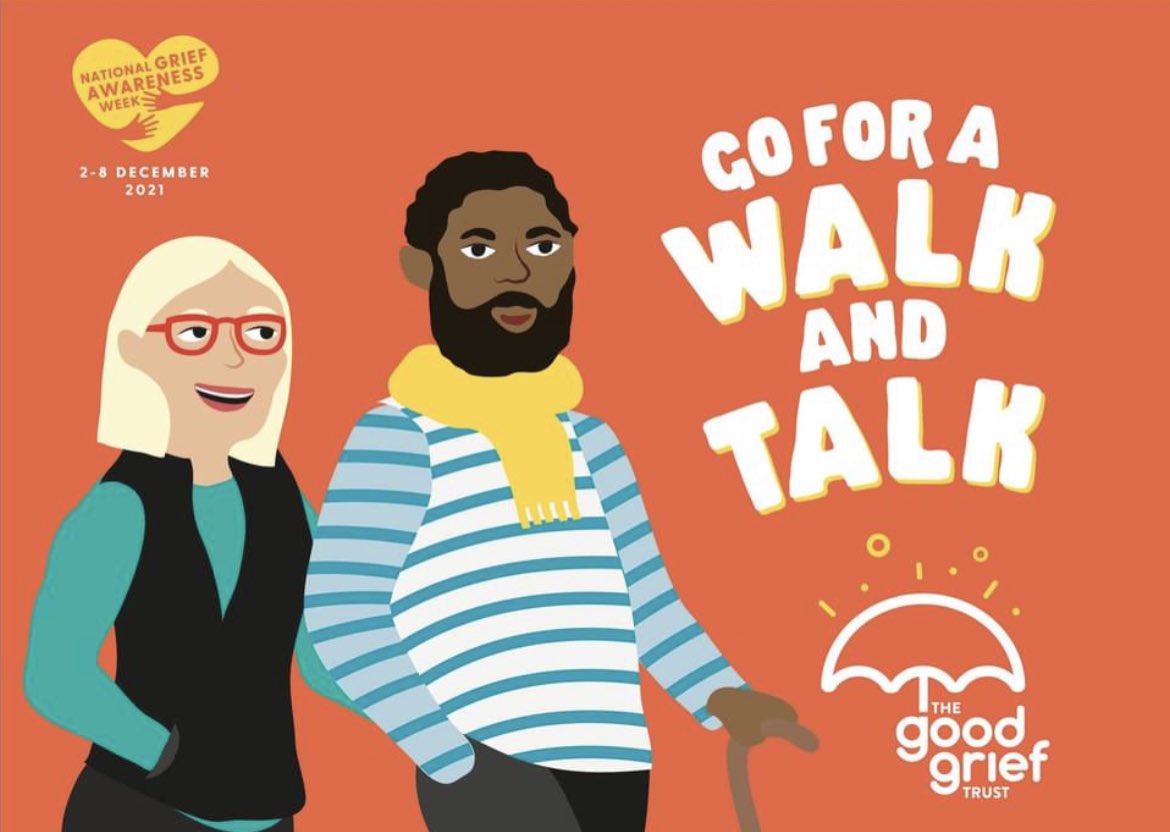 Go for a walk &amp; talk.🚶🏿‍♀️🚶👨‍🦽🚶🏽‍♀️🚶🏿💬
We know doing something outdoors together with a friend can be hugely beneficial: a walk in the park or around the shops. Please reconnect with someone who may be struggling this week &amp; ongoing. #NGAW21 #Spreadsomewarmth