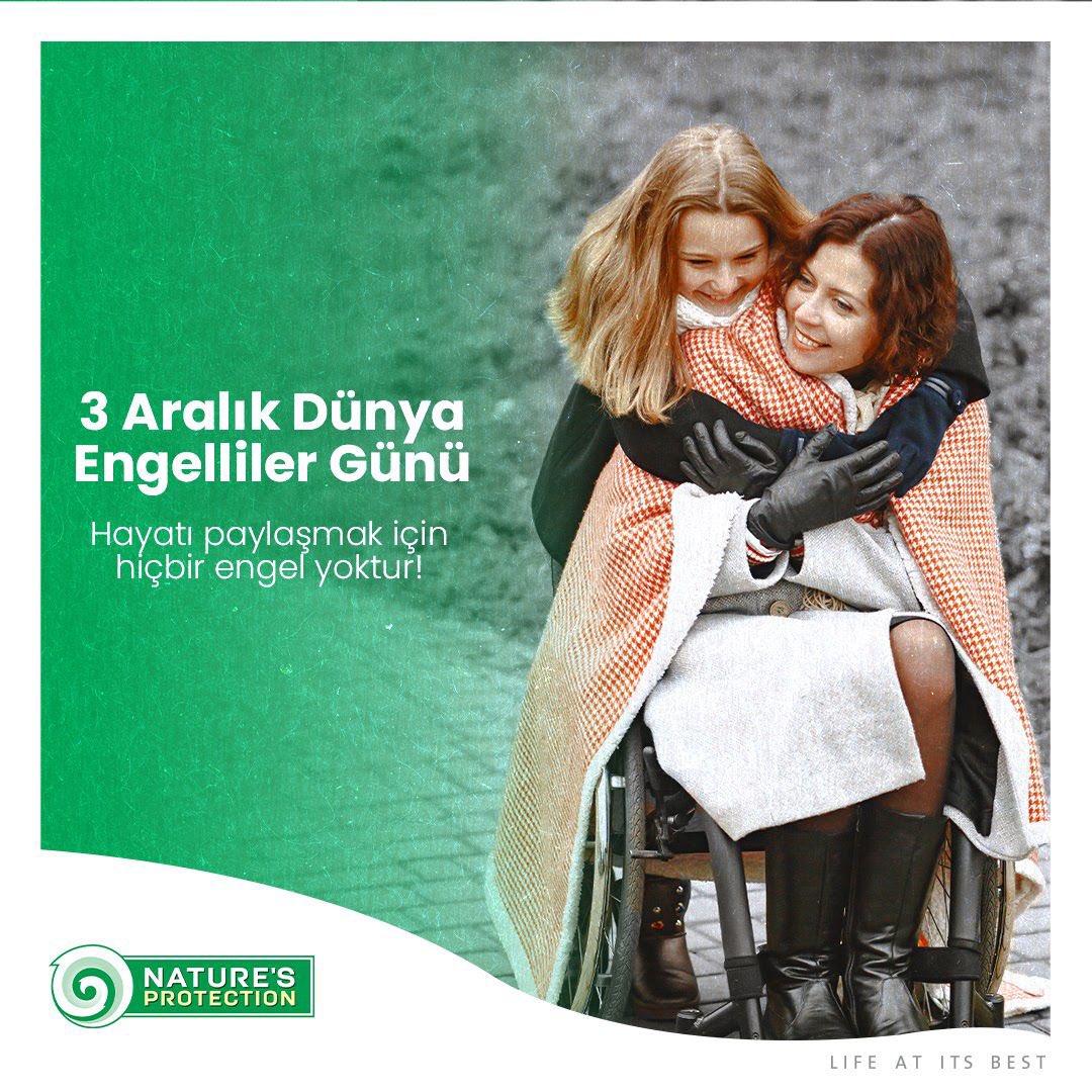 Hayatı paylaşmak için hiçbir engel yoktur!

#3Aralık #3AralıkDünyaEngellilerGünü
#WorldDisabledDay #YalnızDeğilsin #EngelleriBirlikteAşıyoruz #EngelOlmaDestekOl