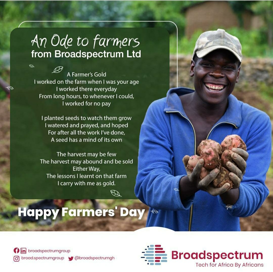 EagricG's tweet photo. Happy Farmers Day!
#agribusiness 
#agrictech 
#eagric 
#farmersday https://t.co/nrRRZGqtzC