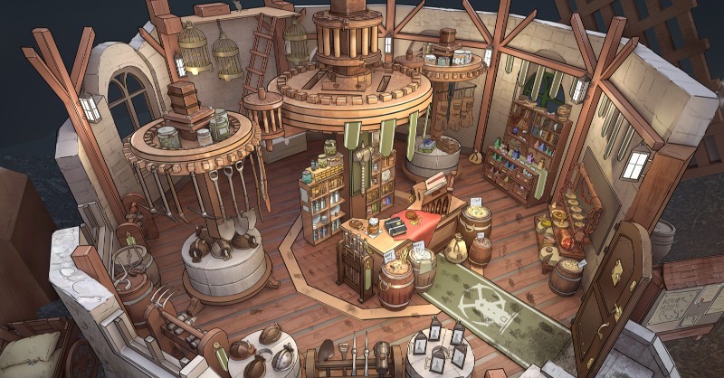 FZDSchool's tweet photo. More fun examples from the RPG shop assignment, where students have to design the shop as well as the owner's bedroom. Goal is to learn visual storytelling and design consistency across multiple images.
#FZD #design #drawing