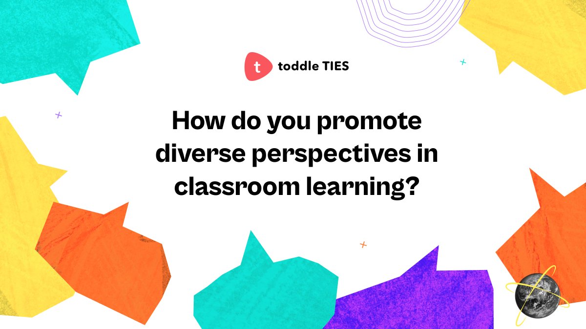 Hello, lovely educators! We welcome you to participate in the Twitter chat below. Share your stories with us, offer provocations and let us know how you promote diversity in ideas in your classrooms!

#ToddleTIES