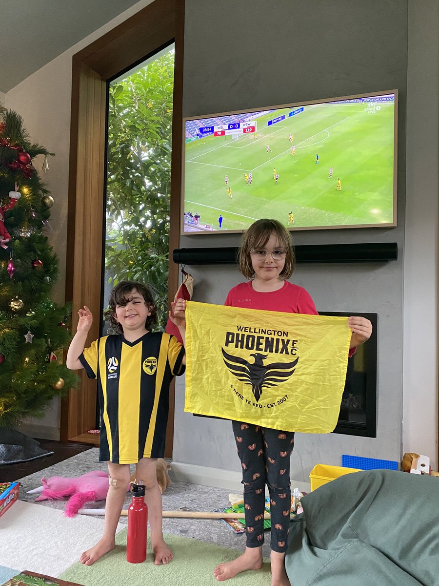_Salvatori_'s tweet photo. Go @WgtnPhoenixFC , great to see us finally have a women’s team. Both my girls are excited fans watching the game instead of going to bed!  #WELvsWSW https://t.co/WM8eVN4w4B
