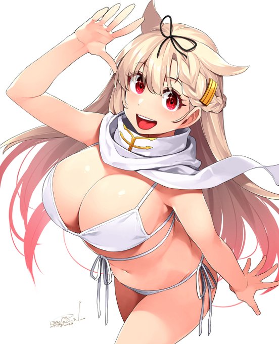 ビキニも付けておきました🥳 