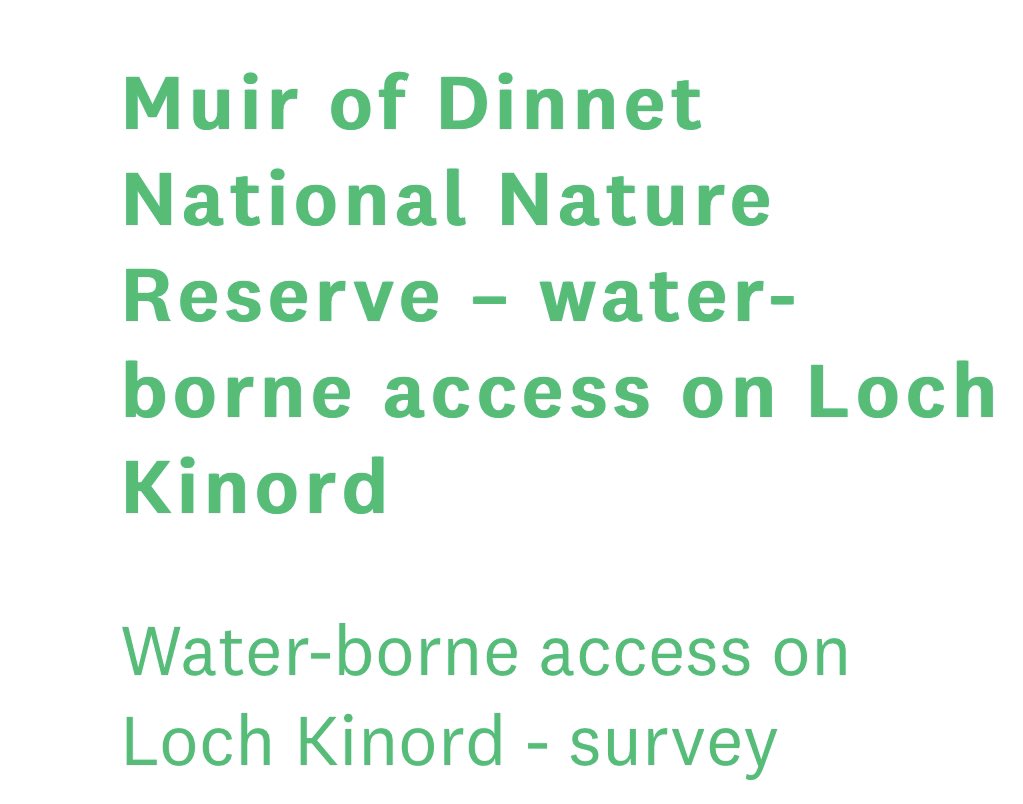 AberdeenSup's tweet photo. Survey on the future of paddleboarding on Loch Kinord

The ban on water use on Loch Kinord is a significant restriction on access rights under the Land Reform Act

Let them know your views
https://t.co/Ay7xShCCcg https://t.co/MDEbfTQWzM