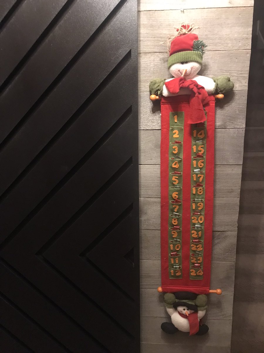 UM86's tweet photo. We are big on #familytraditions , so 22yr old daughter calls me out 2day Dad where is the 24 days of #Christmas #chocolate countdown?She has been doing this since age 3. Guess what dad finally found at 1am & has up for her tomorrow morning !#tradition #family #anythingforkids https://t.co/0oPVNJFtHt
