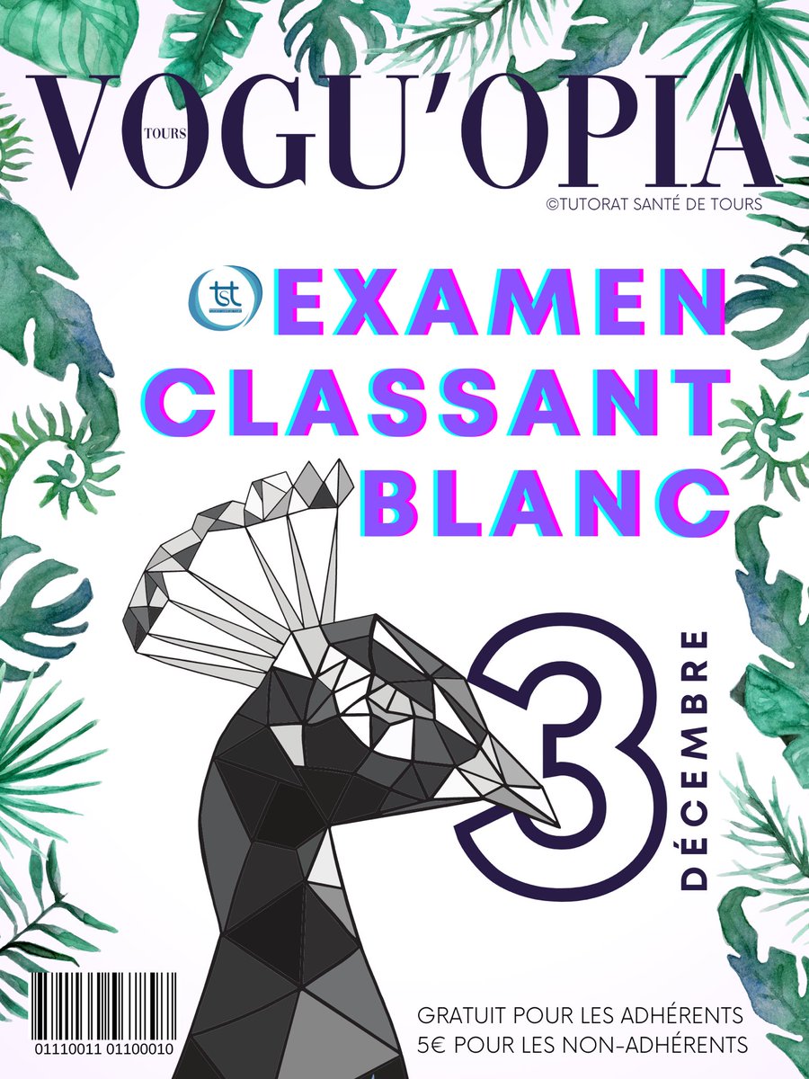 tutotours's tweet image. ⭕️ EXAMEN CLASSANT BLANC S1 2021 ⭕️

Les tuteurs, référents et membres du bureau du Tut’Opia vous souhaitent bon courage ! 
Croyez en vous et soyez fiers du parcours que vous avez accompli !            @UnivTours @FacmedTours @ANEMF @tutorats_sante