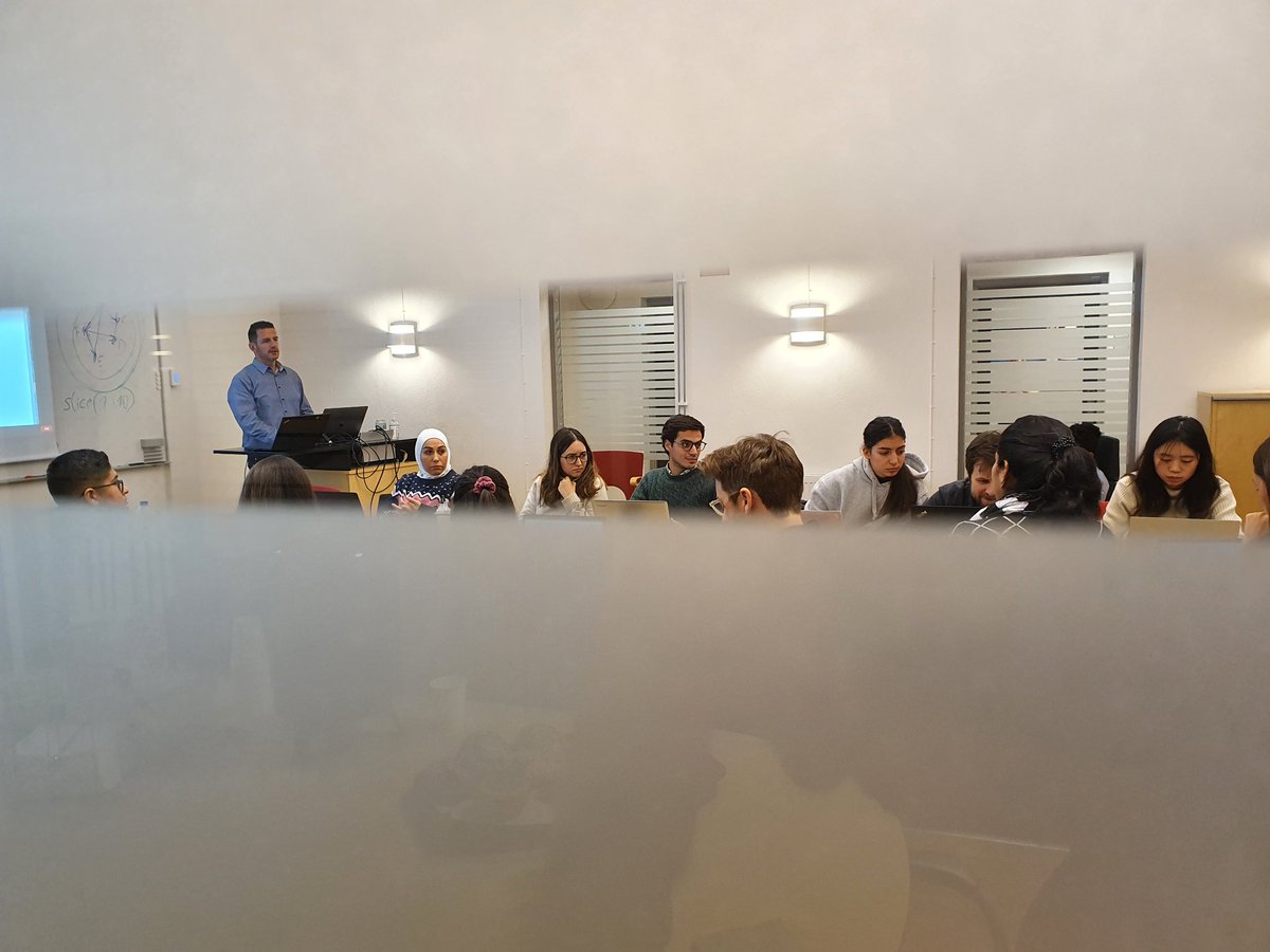 CIRCLE_LU's tweet photo. The conference room @CIRCLE_LU has been occupied by the #NORSI PhD course all week. @TBroekel took the students on a highly appreciated dive into R. https://t.co/fv1Cxck2ik