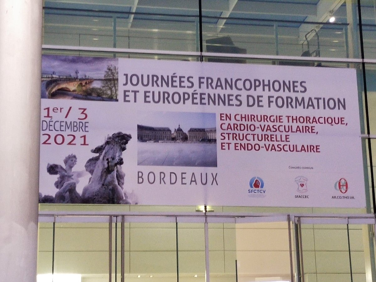 yolene_carre's tweet image. Bien arrivée au congrès #CTVT pour présenter avec Delphine Gatignon le travail de collaboration #EOH / Chirurgie Thoracique 😍@CHUBordeaux @LNFrip33
Amélioration de la prise en charge et prévention des #ISO 👍
Une belle journée en perspective 😉