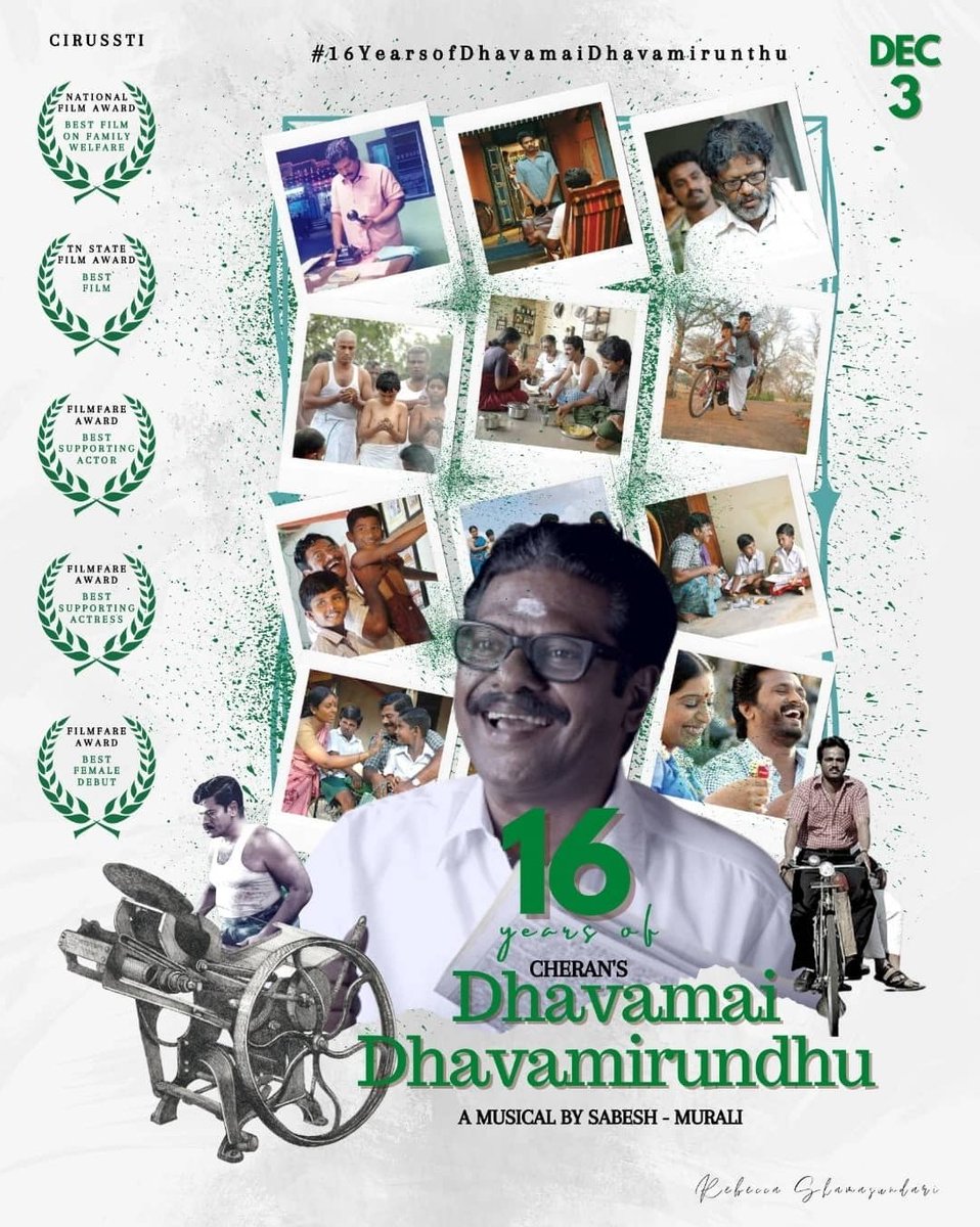 Always close to my heart ❤ 
@directorcheran Sir 🙏

#thavamaithavamirundhu