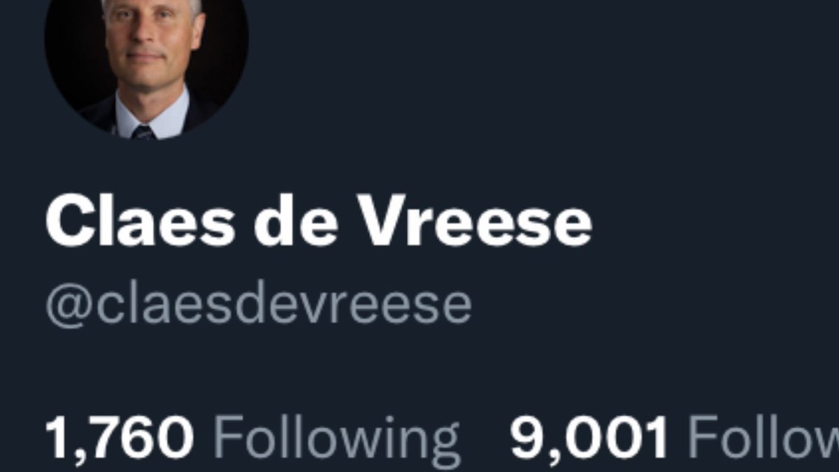claesdevreese's tweet photo. Only 999 followers and then I am ready for retirement #10k #important #lifegoals #twittergameplan π https://t.co/HbEqkZJxDg