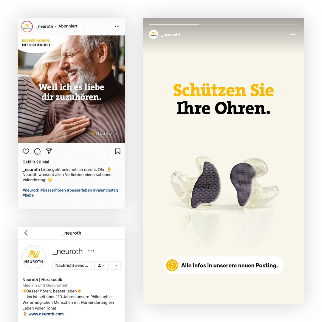 probots_io's tweet photo. We do not only #code, we also love to #communicate. 🧡 For example for Austria’s market leader and successful hearing aid company throughout Europe #Neuroth. If you need support for your #social #media channels, text us via DM or send an email to hello@probots.io. https://t.co/IjIkzUxMZa
