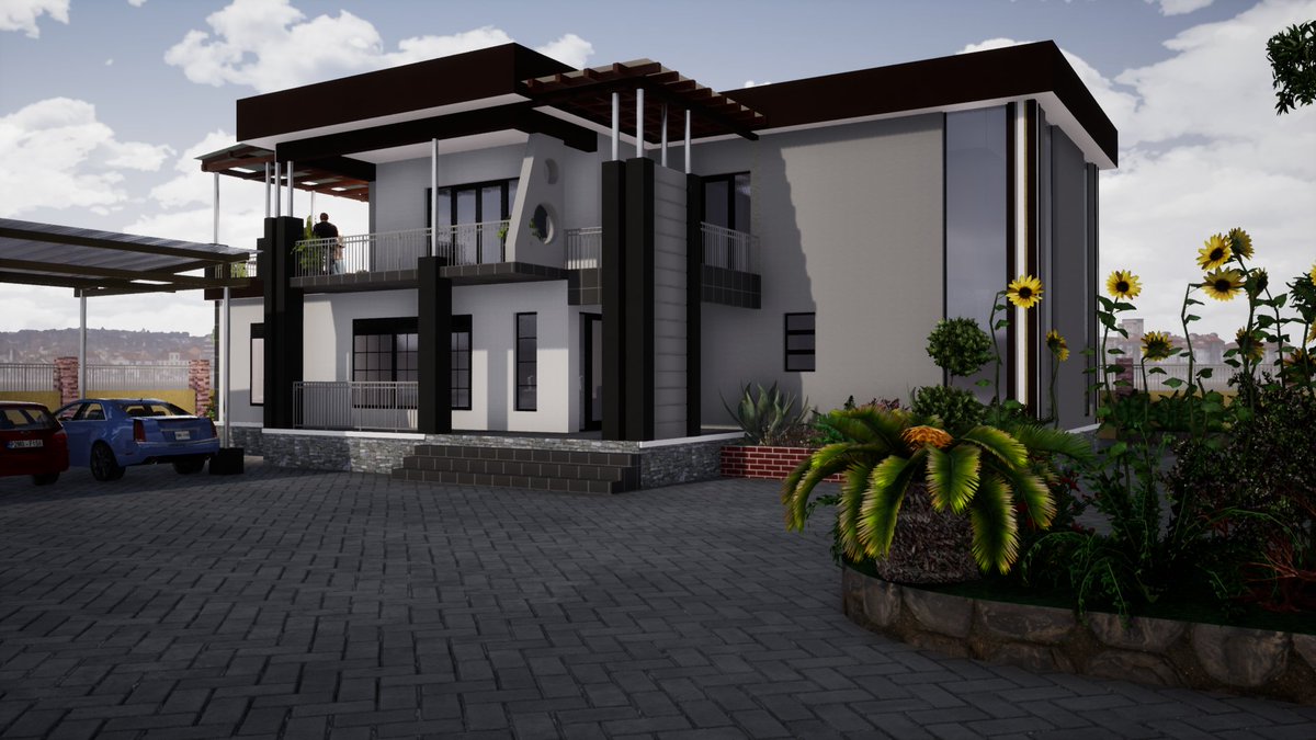 HashimAlif2's tweet photo. Proposed Residential building with 5 bedrooms,6 bathrooms,Launge/Sitting room,kitchen, Dinning, Reading room and Deck designed specifically for Home festivals celebrations https://t.co/qtSyyPDOUC