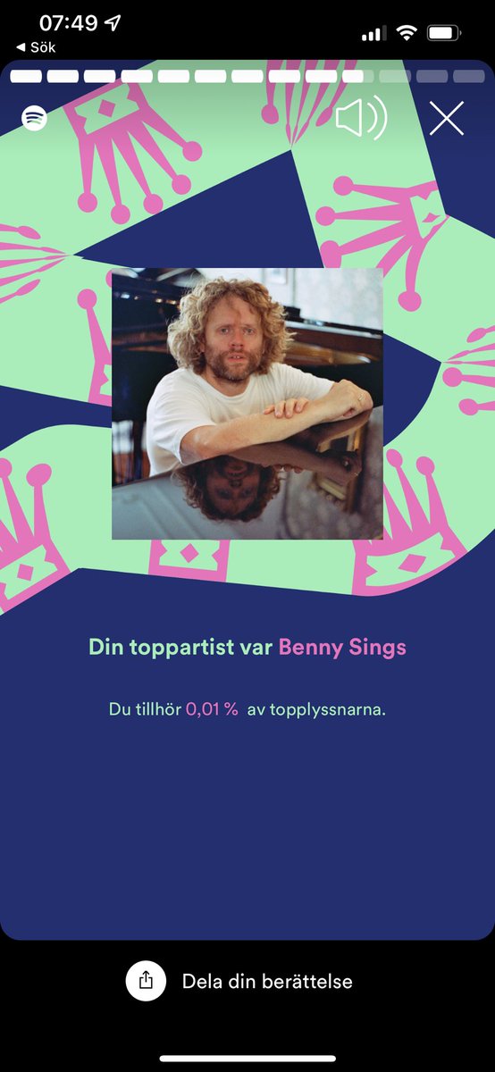 Hey @BennySingsmusic - turns out I’m your biggest fan. Do make a tour stop in Stockholm!