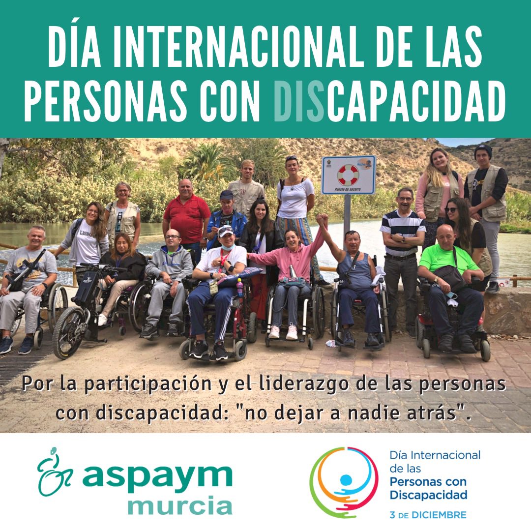 “La accesibilidad y la inclusión de las personas con discapacidad son derechos fundamentales".

Cada 3 de diciembre, hay que recordarle al mundo la necesidad de velar por ellos.
#diamundialdeladiscapacidad 
#diainternacionaldelaspersonascondiscapacidad #DerechosHumanos #aspaym