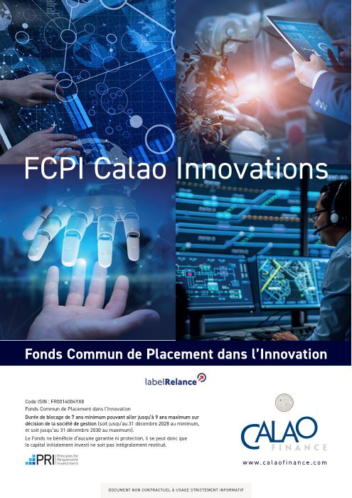 HaussmannP's tweet photo. Défiscalisation 2021 : 23,75% de réduction d'impôt sur le revenu pour le FCPI CALAO INNOVATIONS géré par Calao Finance.
https://t.co/iMpCYihXgA
#FCPI #defisc https://t.co/FTbMSlFW3u