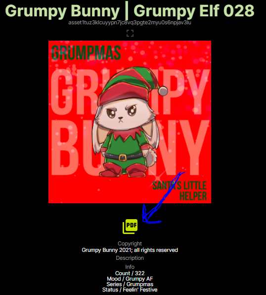 RooDrew2211's tweet photo. Tell me, does your favorite CNFT Project drop secret little Easter Eggs like this ? 😜👀
#Grumpybunny @grumpybunCNFT #cnft #cnftcollector https://t.co/SPASyzKTFa