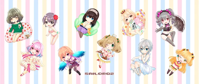 【C99】☆新作グッズ☆
透けキャミあいちゃんマグカップ&デレマスチビキャラ総柄マグカップの受注予約を開始しました💕
BOOTHに予約ページを作りましたので、こちらからお入りください✨↓

あいちゃん https://t.co/JdBI9DJ5sK
デレマス https://t.co/o8GdDSxzEg 