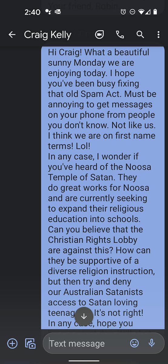 RobinYourfriend's tweet photo. The Noosa Temple of Satan is a fave of mine. Look it up on Facebook! They are great. https://t.co/FUNQVGBXfU