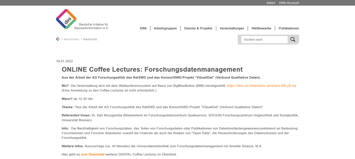fdmincoop's tweet photo. Aus der Arbeit der AG Forschungsethik des #RatSWD und das KonsortSWD-Projekt “VQualiDat” (Verbund Qualitative Daten). #FDM #Forschungsdatenmanagement mit @KonsortSwd https://t.co/c60orKCXr7
