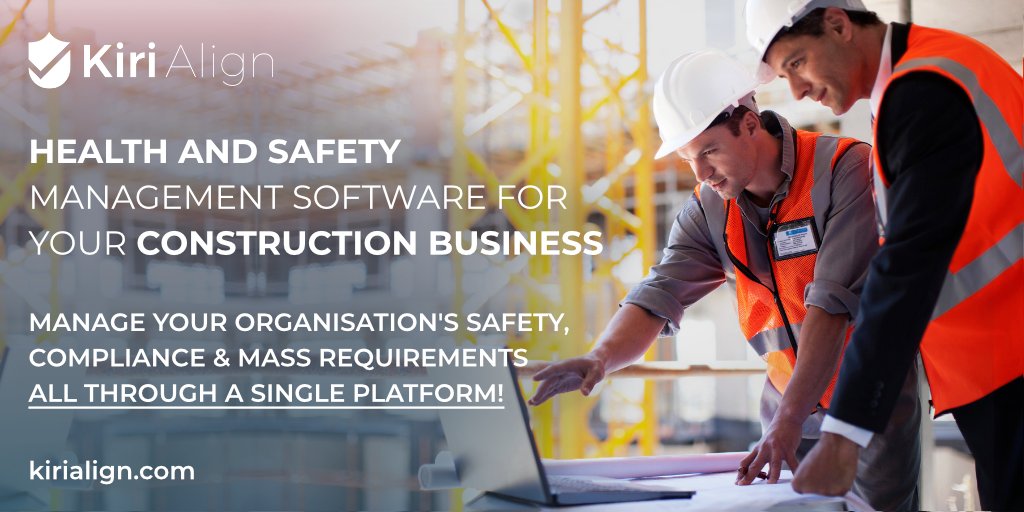 KiriAlign's tweet photo. Health and safety management software play a very important role in any construction business. Here’s a quick guide that provides information on how to choose top construction health and safety management software.  Read on: https://t.co/K9DyejTczt
#safety #safetymanagement https://t.co/s53gNpaA3G