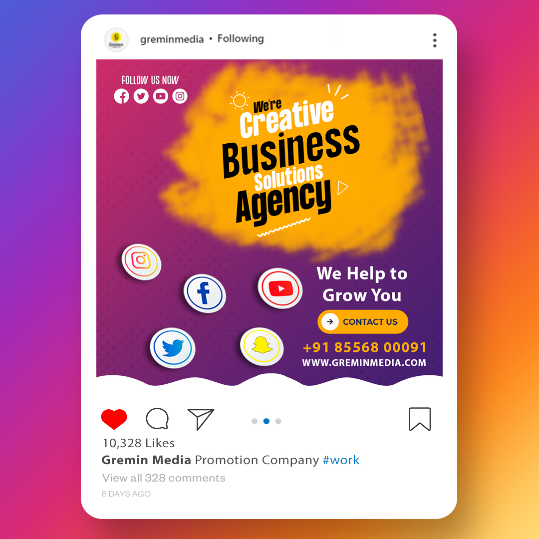 Greminmedia's tweet photo. Gremin Media is a Social Media Marketing Company in Chandigarh. We Help to Grow You
.
#greminmedia #socialmediamarketing #marketing #marketingdigital #socialmediapromotion #solutions #company #instapromotion #socialmediahandling #branding #BusinessOwner https://t.co/OfZkA1RwvU