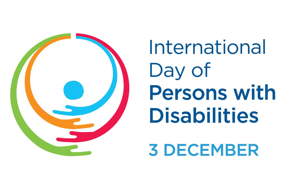  Logo of the International day of persons with disabilities - 3 December.