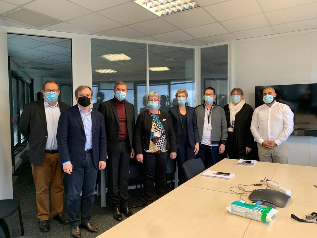 halbzajt's tweet image. Avec @fabiennedulac et @LudovicGuilcher des échanges inspirants pour  nos managers de l'Unité Service Client Grand Nord-Est à #Schiltigheim, merci pour votre écoute et votre soutien sur nos enjeux de service client