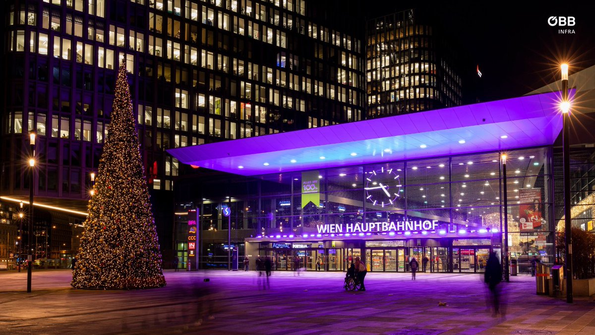 Wir beleuchten den Wiener Hauptbahnhof violett und setzen damit ein deutliches Zeichen zum internationalen Tag der Menschen mit Behinderungen! Wir leben Diversität, Gleichberechtigung & Inklusion sowohl am Arbeitsplatz als auch beim Reisen 💜
#DisAbilityConfidence #PurpleLightUp