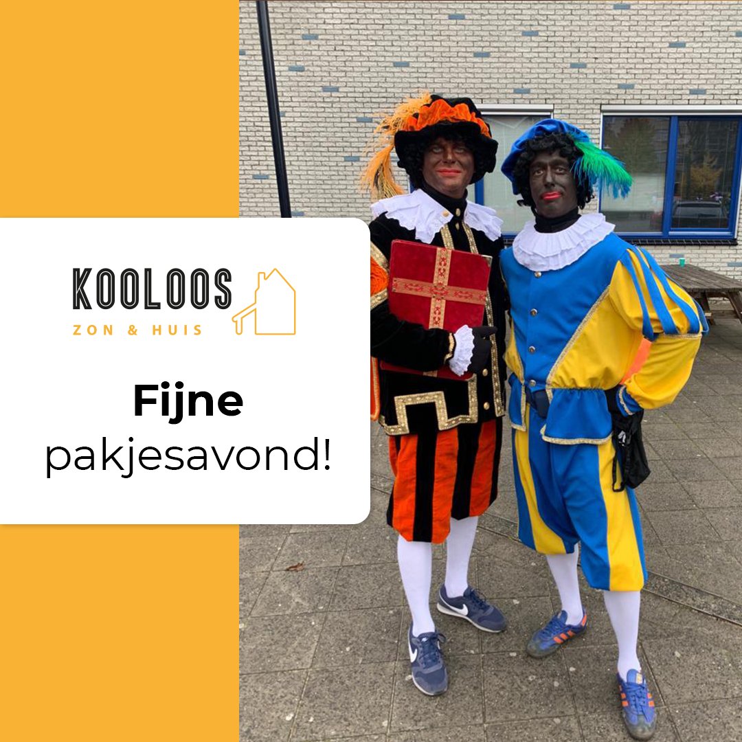 Dit weekend staat in het teken van Sinterklaas! Wanneer gaat u het vieren? Namens de Hoofdpiet én het team van Kooloos Zon en Huis wensen wij u een hele fijne Pakjesavond.🎁
