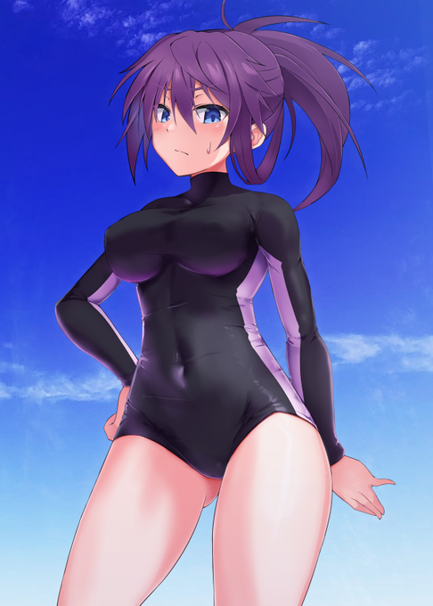 スイムウェアっぽい黒インナーイムラさん 