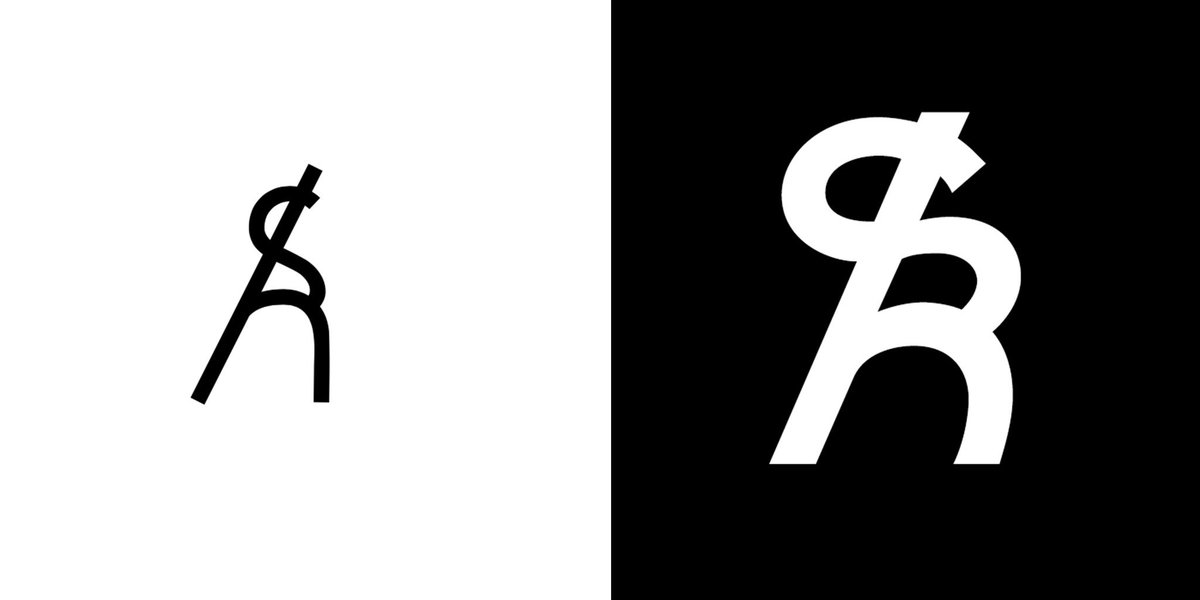 OPlerou's tweet photo. first digitized version on the left — by Andrij Rovenchak (i haven’t found the original one by Bruly Bouabré)

Zouzoukwa version on the right 🥲 https://t.co/01sXcGryaa