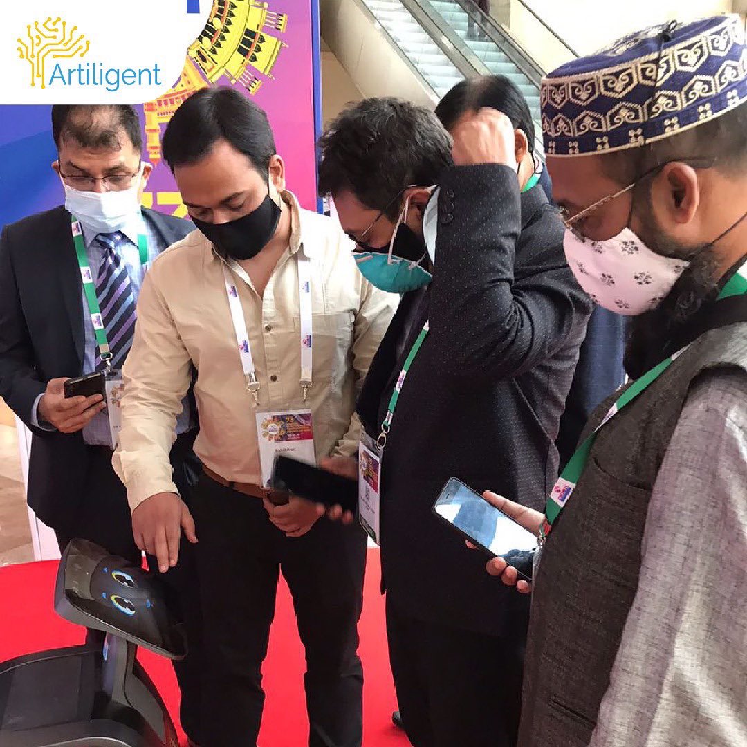 ArtiligentS's tweet photo. Artiligent's @robotemi at Cardiology Society Of India Conference CSI2021, Hyderabad. The bot represents Lupin Ltd and has been a show stopper among participants and delegates.

#innovatingInteractions #ExperienceIntelligence
#RobotBrandings #advertisements #events
#conference https://t.co/oAiaJtfGAB