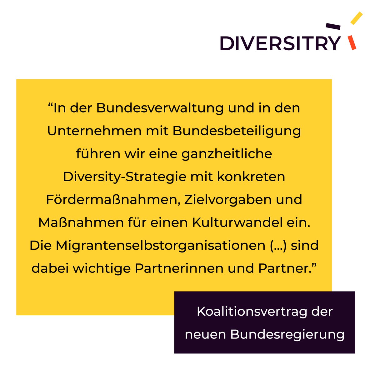 Yayyy! Ein großer Erfolg für uns alle. Wir freuen uns sehr auf die kommende Zeit und werden natürlich mitgestalten.
#diversitry #diversitymatters #diversitätinderverwaltung #deutschlandneusortiert