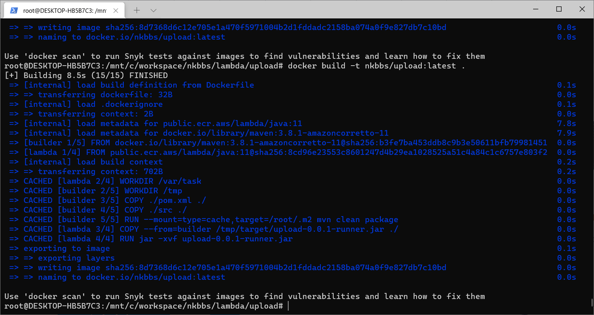 mamiko_x's tweet image. やっと、JavaでLambda Functionが入ったDockerのビルドが通った…。
…え? これからAmazon ECRのリポジトリ作らないとイメージをプッシュできないの?(涙)
#駆け出しエンジニアと繋がりたい
#プログラミング初心者
#Java初心者