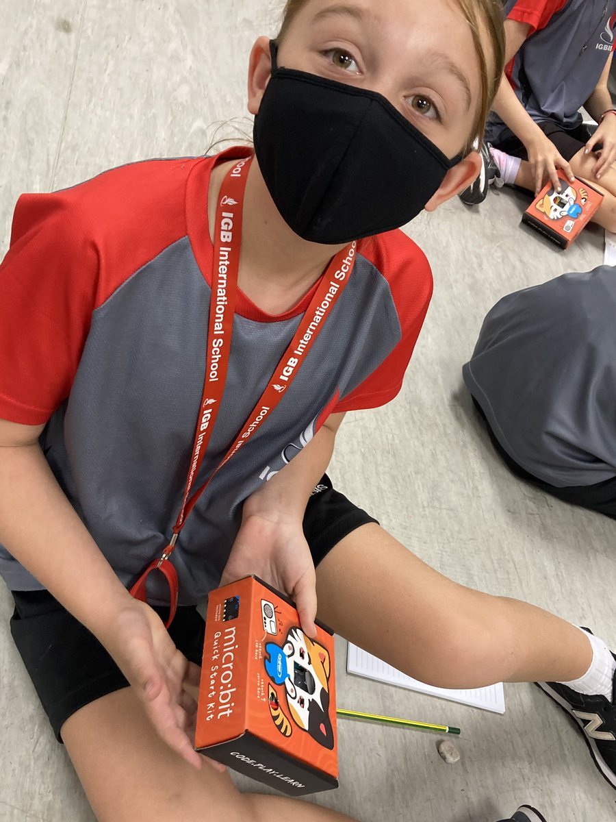 harves4556's tweet photo. Hmmm… What’s in the box? Making predictions. Parts-Purposes-Complexities. G5 @IGBintschool @igbis5 #microbit https://t.co/3aUQPIEzG9