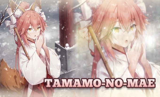 「tamamo no mae (fate/extra) bangs」Fan Art(Latest)