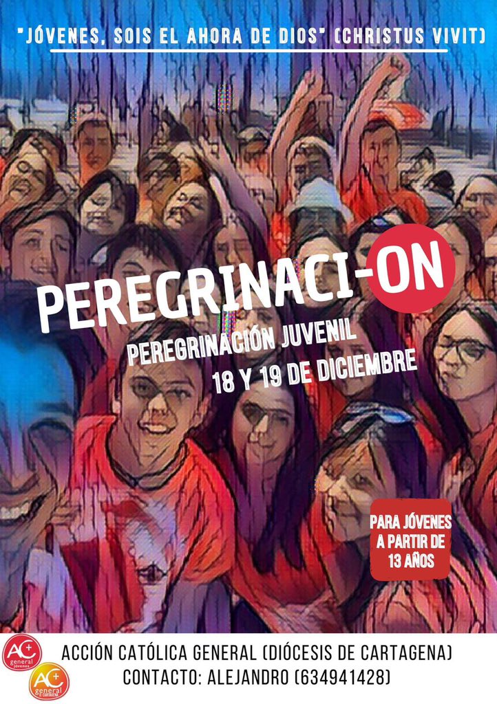 AcgMurcia's tweet photo. Ya ha llegado!! En unos días toda la información … Caminamos hacia el encuentro con el Señor que viene ! @DiocDeCartagena @DelejuCartagena #caminamosjuntos #acgevangelizar #modosinodo https://t.co/ljis2BFaqJ
