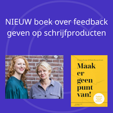 Maak er geen punt van! Een nieuw boek waarin @KosterMonica en @MeikeKorp docenten van alle onderwijsniveaus houvast bieden bij het geven van effectieve feedback op schrijfproducten. Vanaf nu te koop in onze webwinkel!

ow.ly/sN7f50H2MPL