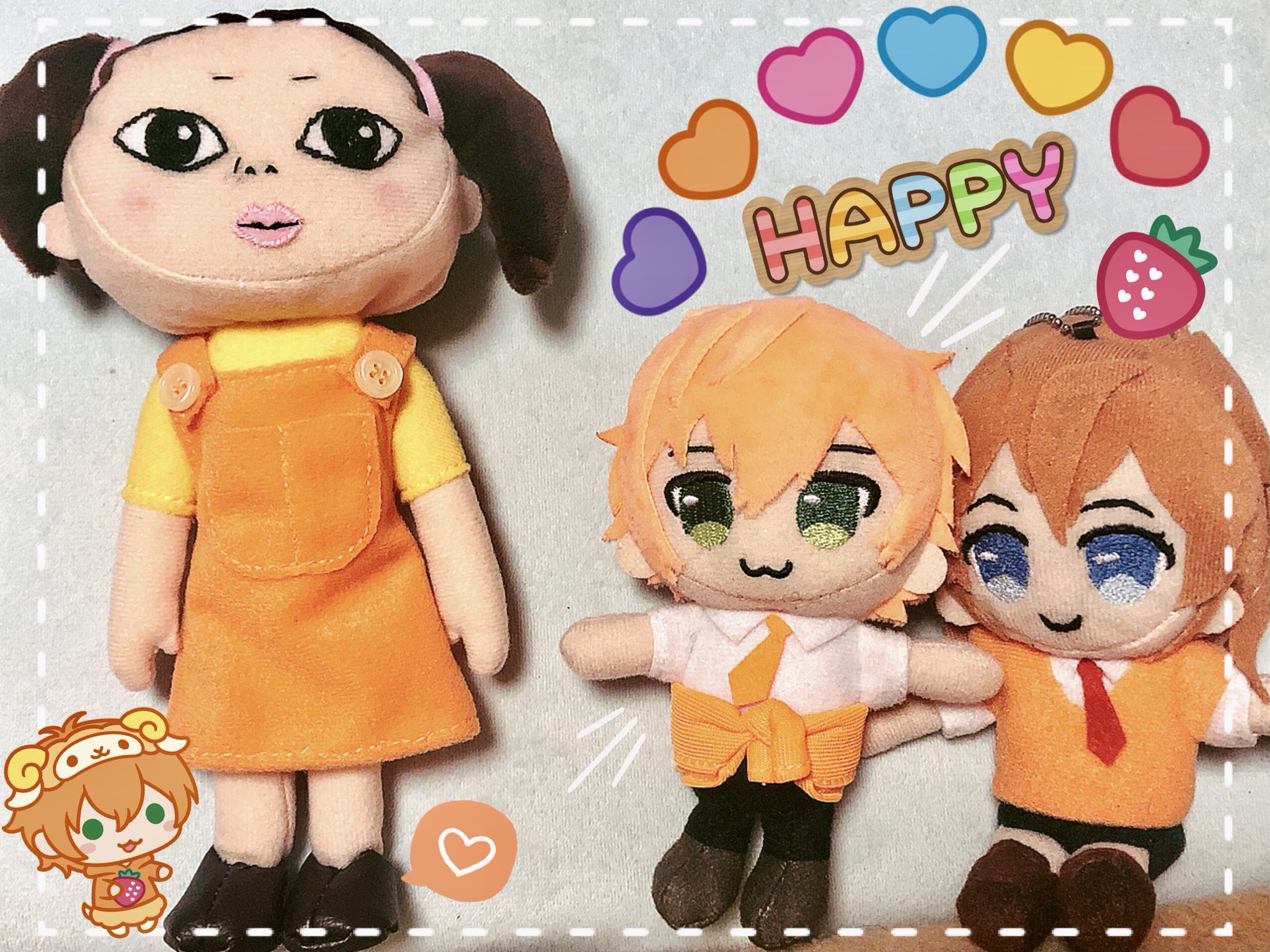 【おまけ付き】すとぷり ジェルくん 遠井さん ミャクミャクコラボぬいぐるみ すとぷり ジェルくん 万博 遠井さん×ミャクミャクコラボ