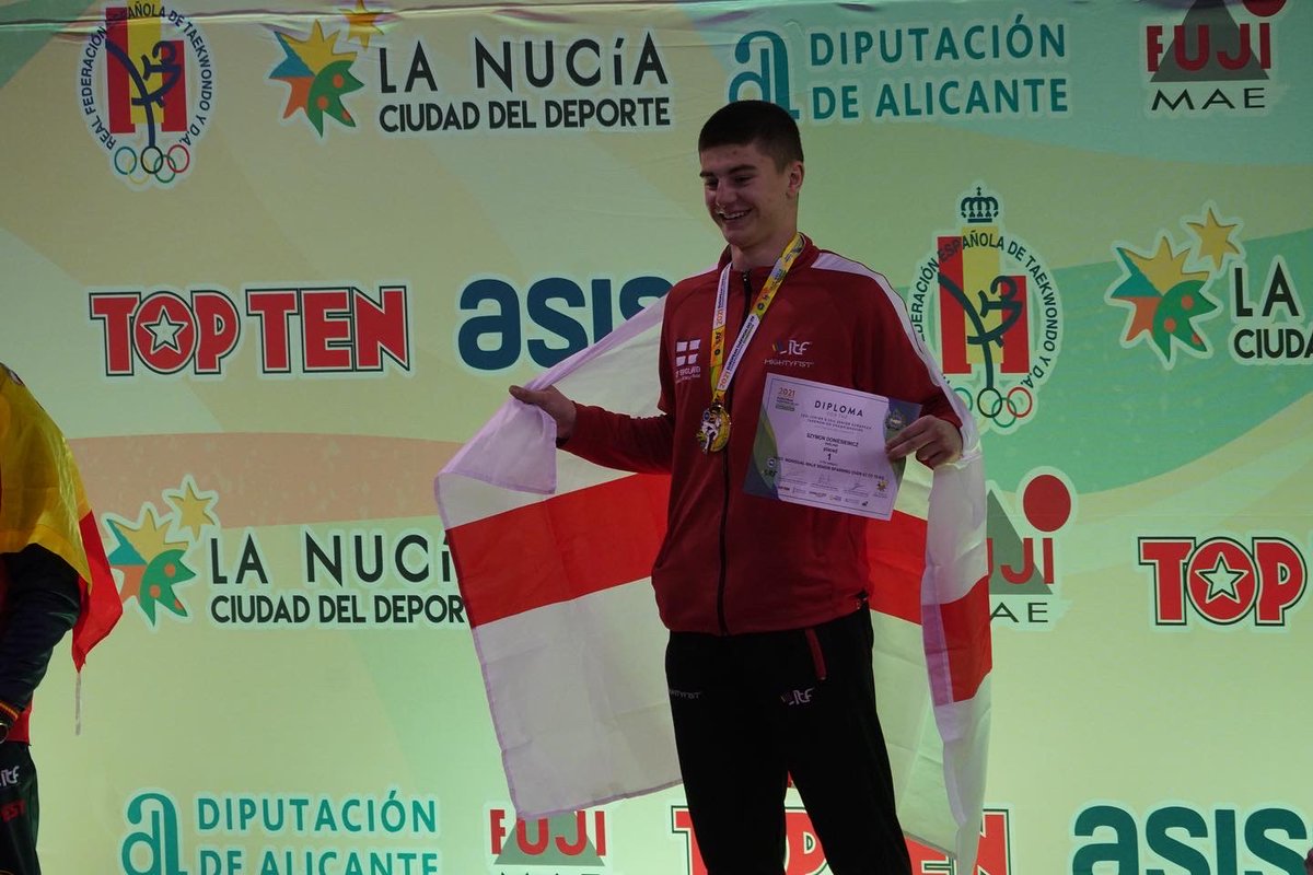 ...Secondly, congratulations to Syzmon Doniesiewicz on becoming ITF Taekwondo European Champion. 

Congratulations again to these two and there brilliant achievements!