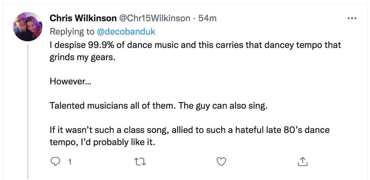 frankmcgahon's tweet photo. Fan of 99.9% of dance music and dancey tempo but fair play to this begrudging almost-compliment 👏👏 @decobanduk @ClassyFootball1 https://t.co/XGnn2kLSCW
