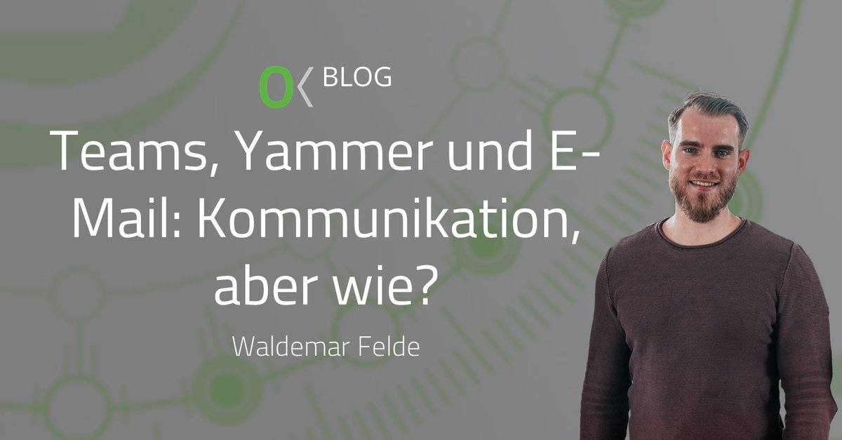 objektkultur's tweet photo. Wie kommuniziert ihr im Team? 
@WaldemarFelde vergleicht die drei bekannten Wege: E-Mail, #MicrosoftTeams und #Yammer. Er zeigt, welche Chancen in den #Tools stecken und wie man sie am besten kombiniert:
https://t.co/txxg2yL41W

#objekkultur #blog #it #kommunikation #okblog #blog https://t.co/lu0RgC2vfT