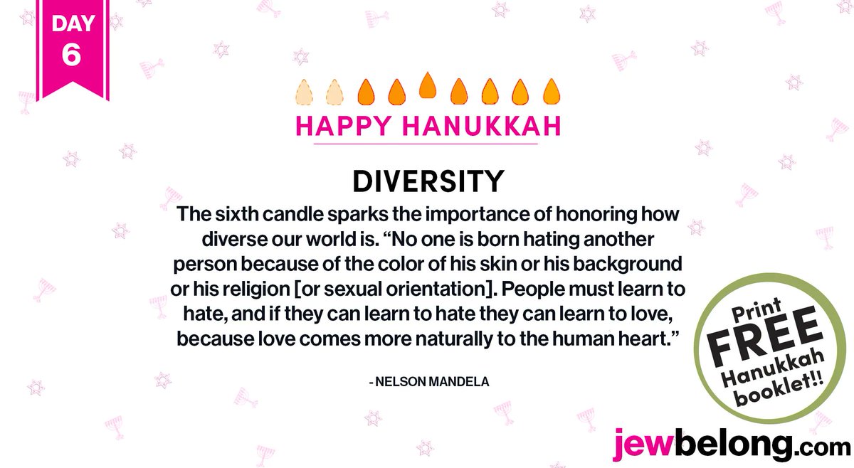 JewBelong’s don’t-miss Hanukkah booklet has two fantastic skits, modern readings, and the traditional blessings. buff.ly/2ZH3d0s 🔯❤️