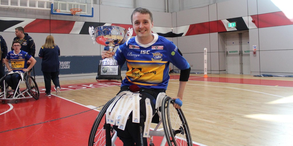 NHSEngland's tweet photo. 'I was able to show how important it is for people with disabilities to take part in clinical trials.'

NHS colleague and international wheelchair rugby league player @MediaJoshG was recently named in the #DisabilityPower100 list.👏 #DisabilityHistoryMonth https://t.co/yJxJCnL4lI https://t.co/lKN3pZtTgP