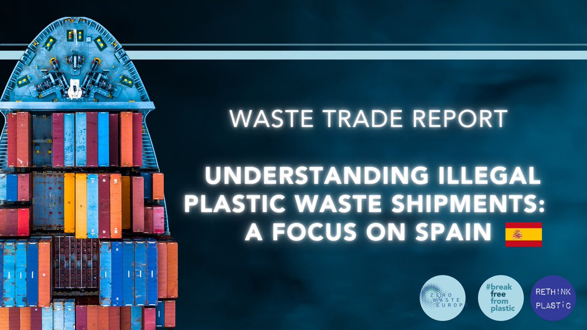 zerowasteeurope's tweet photo. Spain’s plastic #wastetrade situation: 

🚢 Main importers of Spain’s plastic waste shipments in 2018: China, Hong-Kong (2018)
🚢 Turkey imports from Spain more than tripled in 2020
🚢 But exports don’t add up...is this due to illegal trade? 

Read on: https://t.co/Dlx6ePtj2u https://t.co/ZUC4DoVnZL