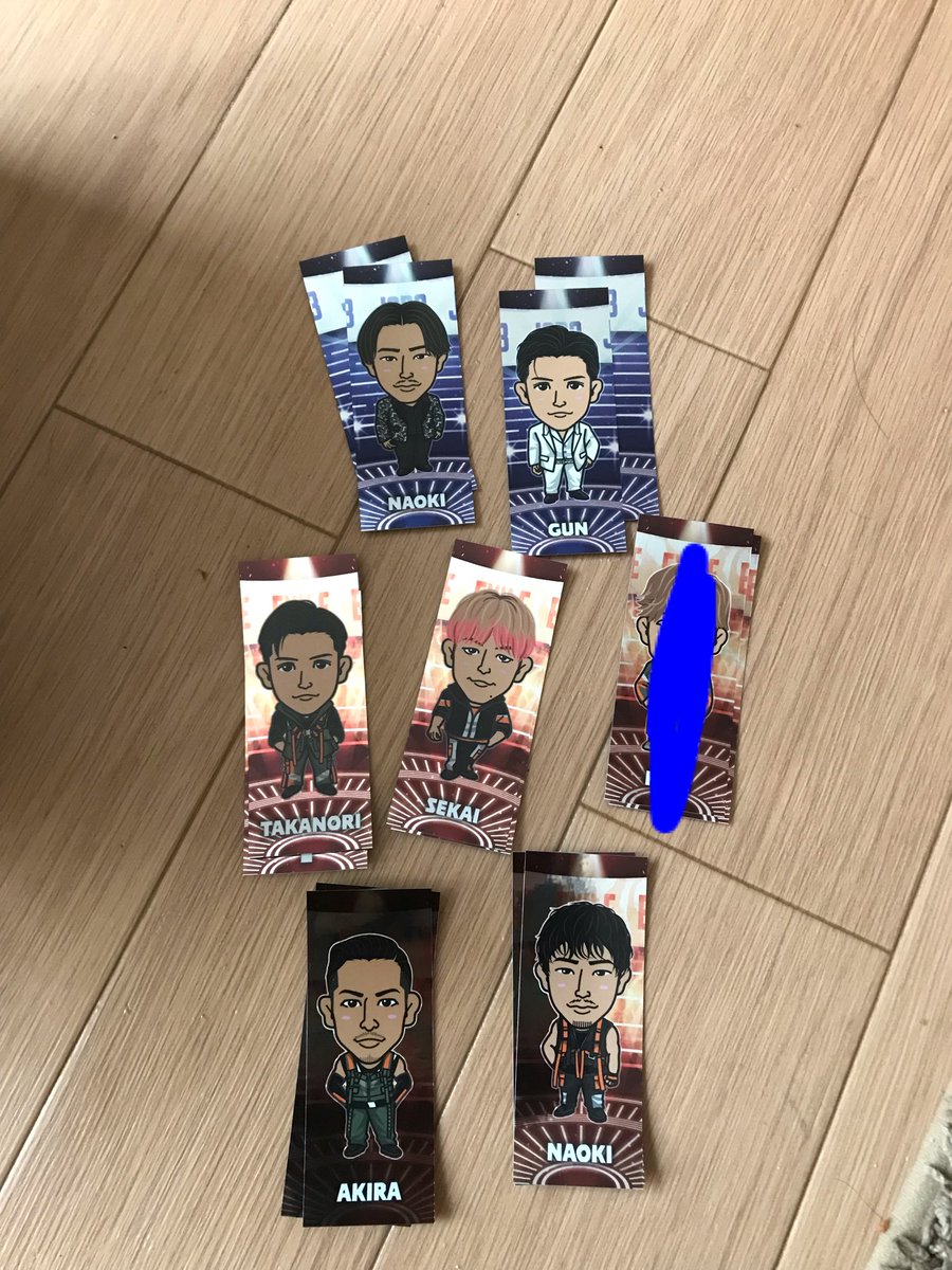 mtk_exlie's tweet photo. トラステ  千社札　拡散希望　交換希望　　えび煎餅　TV衣装

求今市隆二、TAKAHIRO

RTの上リプお願いします

岩田さん（EXILE）は条件の良い方優先（今回の＋α等）
複数可もあり
TAKAHIROは過去物未所持求め
隆二さんは今回の＋未所持

岩田剛典　小林直己　黒木啓司　世界　
AKIRA 三代目JSB EXILE https://t.co/Dg98URrDKh
