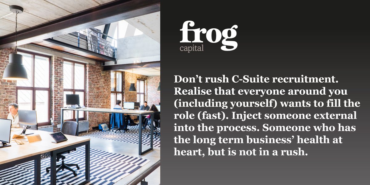 The Recruitment market is WHITE hot 🔥. 3 thoughts from our scale-up methodology.
1. Inject a trusted, objective advisor into the process
2. Value the Values you are building out
3. Fail Fast - agree a 100 day plan upfront 
go.frogcapital.com/scaling-insight 
#ThinkFrog #ScaleUp