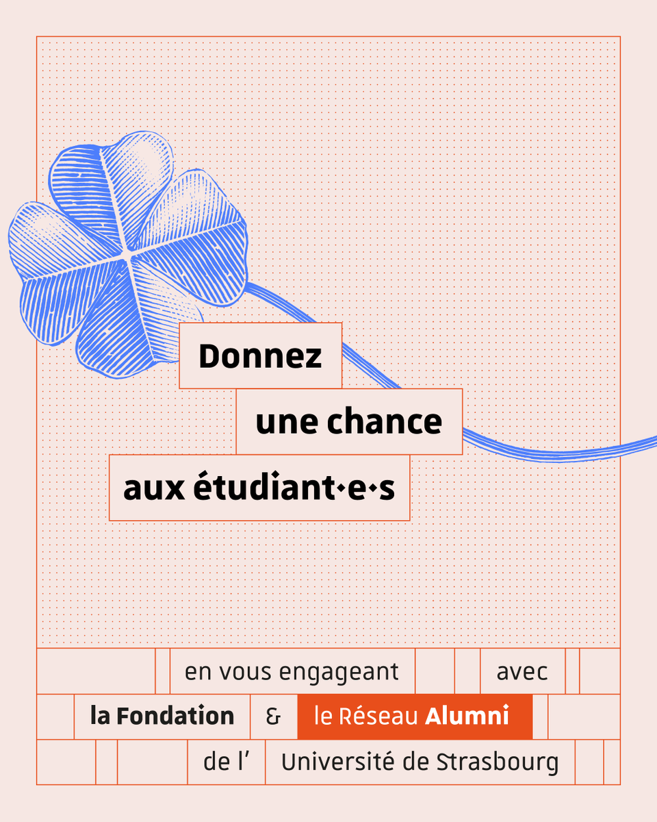 #solidarité #étudiants 
👩‍🎓🧑‍🎓 Faire un don à un.e étudiant.e, c’est lui donner bien plus que de l’argent. C’est lui donner une chance ! 🚀

🙏 Chaque don compte !
👉 fondation.unistra.fr/bourses
<a href="/alumniunistra/">Réseau Alumni de l'Université de Strasbourg</a> <a href="/unistra/">-</a>