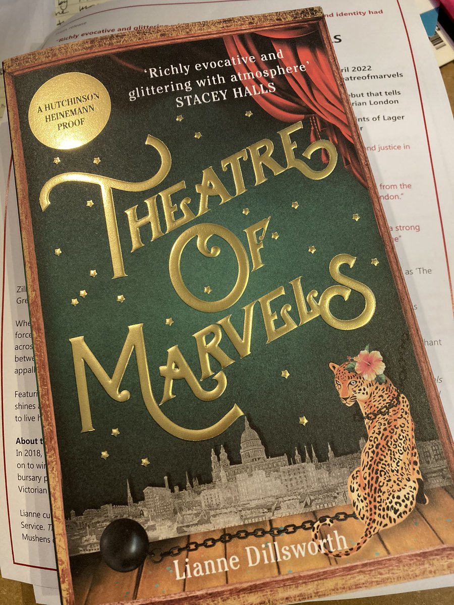 sennydreadful's tweet photo. The shop was visited by the lovely @LianneDWrites yesterday, and she brought with her a frankly gorgeous proof and the fanciest biscuit I have ever SEEN. Theatre of Marvels sounds right up my alley, too π https://t.co/vgUXDFgDZ6
